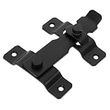 Solution polyvalente et polyvalente : ce loquet de porte en acier inoxydable est conçu pour une installation facile et un verrouillage sécurisé des portes coulissantes, du matériel de loquets de porte, du verrou de confidentialité de porte de grange