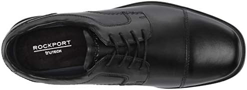 Rockport mens Rockport Men's Robinsyn Waterproof Cap Toe Oxford, Black, 10 US | Image 4