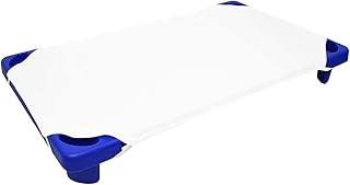 Cot Sheet for Daycare Preschool Cot Bed -Polyblend Fabric with Corner Elastic Pack of 12 Cots Sheets Fits On 22" X 40" Inches Size Toddler and Preschool Daycare Cot White 22 X 40 Size