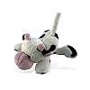 COTA Global Cow Plush Refrigerator Magnet - Fluffy White Cow Stuffed Plush Magnet, Cute Farm Animal Magnet for Kitchen Fridge Door & Locker, Home Decor & Office Decorative Novelty Accessory - 4 Inch