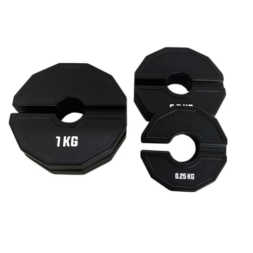 Gymnase Micro-Plates Dumbbell Fractional Weight Disc Rubber Fractional Weight Discs Add-On Change Noir 0,5 kg – Image 3
