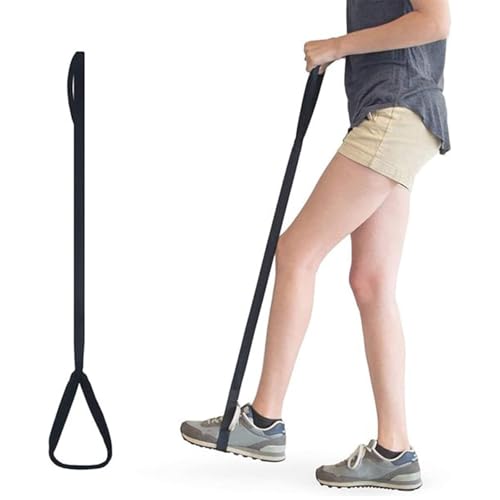 1Pc Helping Hand Leg Lifter Mobility Aid Soft Long Leg Lifter Strap Hip and Knee Single Loop Leg Lifter Aid for Bed Durable Handgrip for Injury Car and Bed