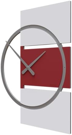 CalleaDesign 17.5 x 23.5 Wall Clock Adam (Ruby)
