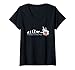 Femme L'évolution d'un joueur de poker – Jouet amusant en forme d'âne, requin T-Shirt avec Col en V