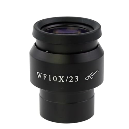 ラボ用顕微鏡アクセサリー 1 個 WF10X 実体顕微鏡接眼レンズ 10X ハイアイポイント接眼レンズ大取付サイズ 30 ミリメートル(WF10X-23mm)