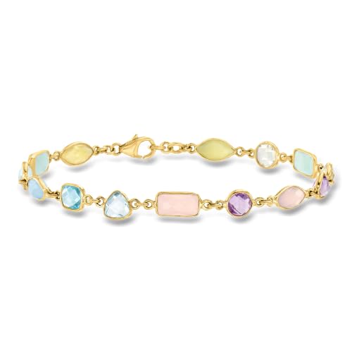 Ross-Simons Pastel Multi-Gemstone...