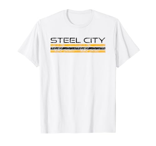 Pittsburgh Pennsylvania Retro Vintage Weathered T-Shirt