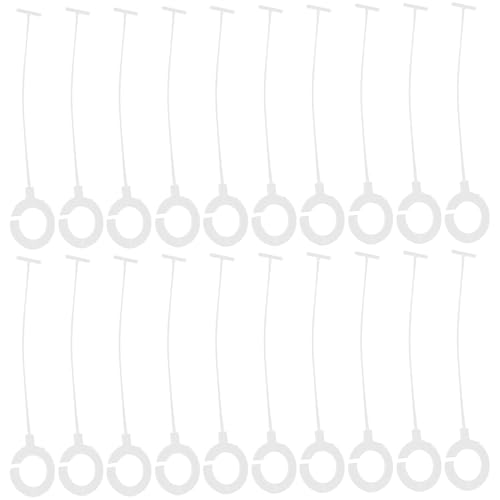 Attaches à crochet en plastique blanc pour suspendre 5000 étiquettes de vêtements en magasin