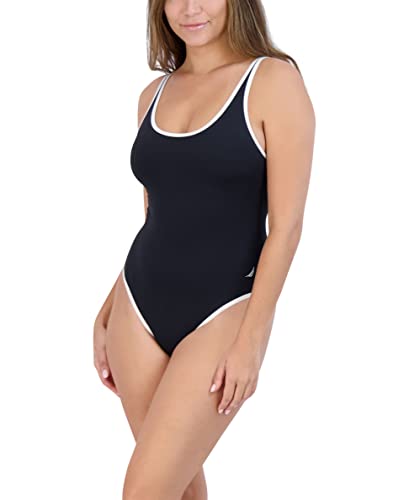 Nautica Womens One-Piece Swimsuit – Slimming Tummy Control Bathing Suit, Quick-Dry Fabric, Bikini Swimsuit2