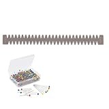 GXGM 1 Stück Flexibler silikonsäumer,Flexibler Silikon-Säumer, Hitzebeständiges Saumlineal, Flexibles Bügellineal Für Polsterstoffe, Quilten