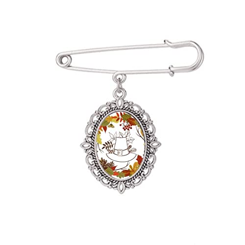 Guirlande de Thanksgiving broche pour robe et chemise