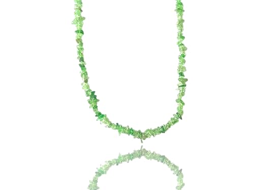 Tsavorite perles de pépites de tsavorite fil continu de 81,3 cm