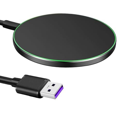 Cargador inalámbrico 20W rápido Qi certificado estación de carga inducción universal compatible con iPhone 16 15 14 13 12 Samsung Galaxy S25 S24 S23 S22 S21 Huawei Xiaomi Android y dispositivos Qi