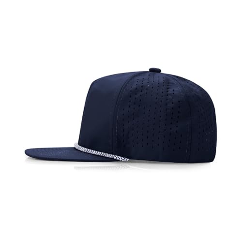Image of Quick Dry Fit Baseball Cap - Water Repellent Sun Hat for Fishing, Running, Hiking, Golf, Surfing, Sailing, Boating