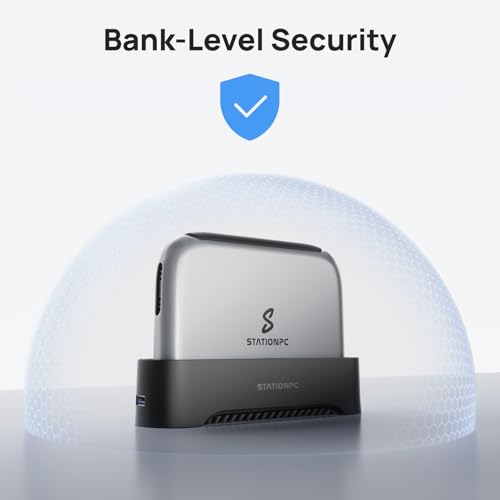 Image of PocketCloud Portable NAS, M.2 NVMe & SD Card Slots, Up to 8TB Capacity (Diskless), One-Click Backup, Wi-Fi 6 Support, LCD Display & App Control, Dual 3200mAh Batteries for Outdoor Backup
