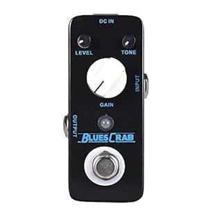 Micro size and full metal shell, portable and durable. LEVEL knob: adjust the volume of the overdrive sound; TONE knob: adjust the tone color. Giving you a classic blues overdrive sound. With true bypass footswitch and LED indicator light. GAIN knob:...