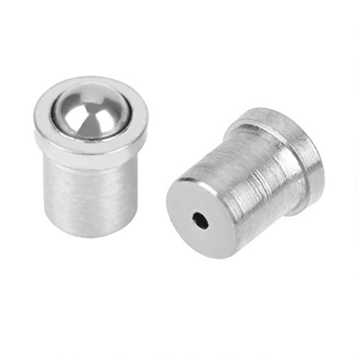 20PCS 304 Ball Plunger, Stainless Steel Positioning Beads Screw glossySpring Ball Plunger for Mechanical Devices Clamps Molds Automatic Machines(? 3 * 4)