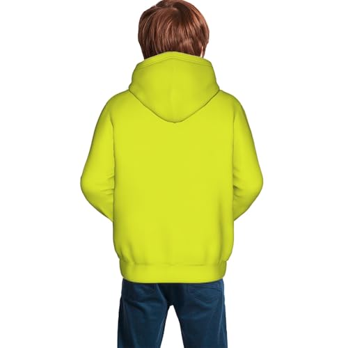 Yellow Kid Hoodies Boys Sweatshirts Girls Pullover with Pocket4