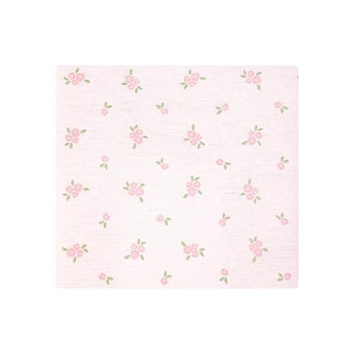 Image of Hudson Baby Unisex Baby Cotton Polyester Flannel Receiving Blankets 4-Pack, Sweet Little Floral, One Size