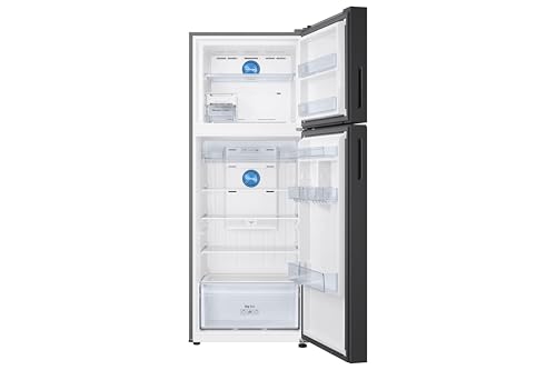 Image of Samsung 467 L, 2 Star, Convertible 5-in-1, Digital Inverter, Frost Free Double Door, Bespoke AI WiFi Refrigerator (RT80H51C2BHL, Glass Finish, Clean Black, 2026 Model)