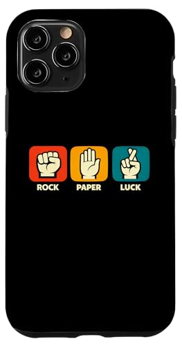 Rock Paper Luck Funny �|�W�e�B�u�o�C�u �C���X�s���[�V���� ���b�L�[ �X�}�z�P�[�X iPhone 11 Pro �p