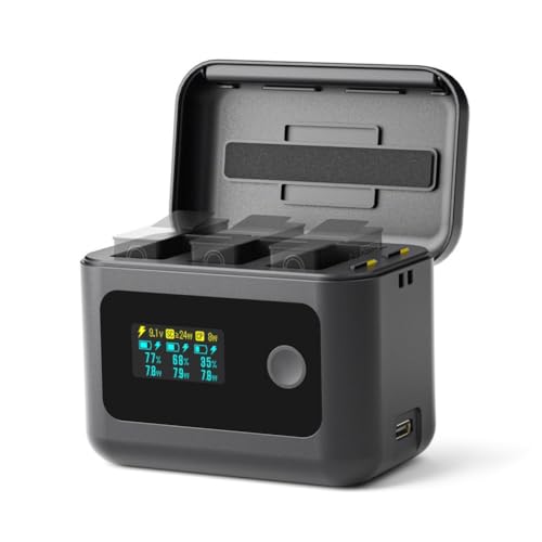 Funda de carga rápida con pantalla LED digital para baterías de Hero 13 2