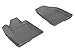 3D MAXpider Front Row Custom Fit All-Weather Floor Mat for Select Hyundai Santa Fe Models - Kagu Rubber (Gray)