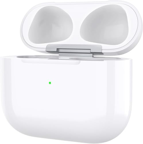 Image of Wireless Charging Case Compatible with Airpod 3rd Gen, Replacement Airpod 3rd Charghing case with 660 mAh Battery Airpod Charging Case with Pairing Sync Button (NO Earbuds)