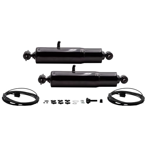 Image of Gabriel 49231 HiJackers Rear Adjustable Air Shock Absorbers for Chevrolet Tahoe, Express, C1500, C2500, 1500, 2500, 3500, K1500, K2500; GMC Savana, Yukon; Cadillac Escalade (1 Pair)
