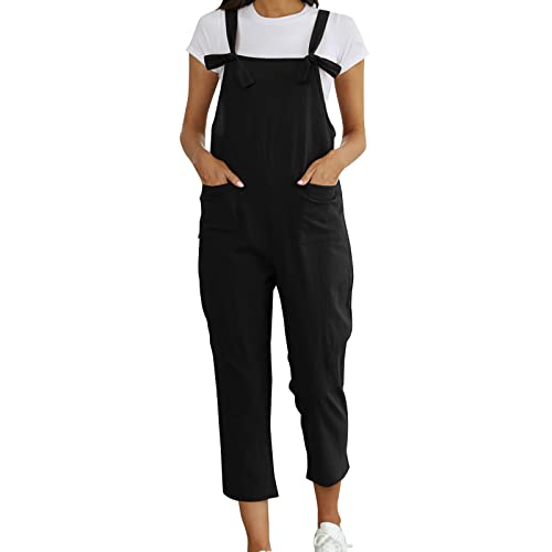 Peto de lino para mujer: mono informal y cómodo ideal para tu día a día