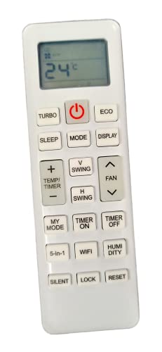 Image of Ehop Compatible Remote Control for Lloyd AC with WiFi Function (Please Match Your Old Remote with Given Image, Old Remote Must Be Same)