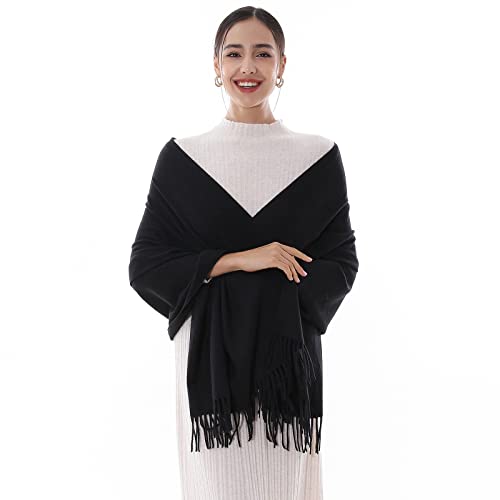 RIIQIICHY Scarfs for Women Winter Scarf Pashmina Shawls Wraps for Evening Dresses Large Soft Warm Scarves3