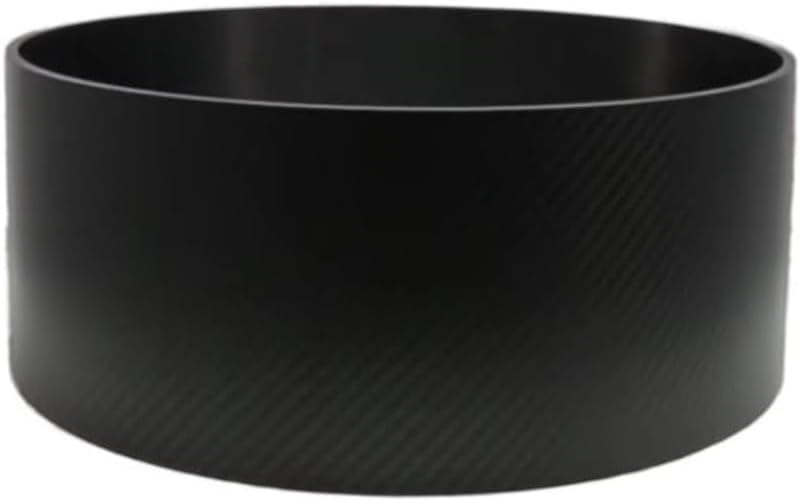 Snare Drum Carbon Fiber Body Lightweight High Strength Replacement for Drum Building Custom Setup Stage Performance Studio Recording Percussion Instrument Use