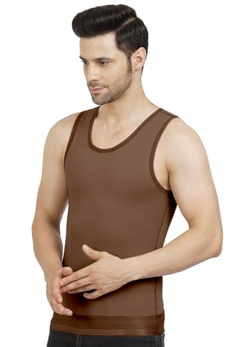 Image of Gynecomastia Full Vest || HIGH Compression || Zipper-Free Tomboy Chest Binder || Abdomen Support || Chest Shapewear