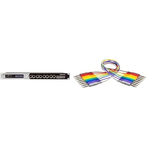 iConnectivity Interface with 8 in x 12 Out 5-pin DIN-MIDI Ports Bundle with Hosa 3 Feet 1/4" TRS Patch Cables (2 Pack) Cover