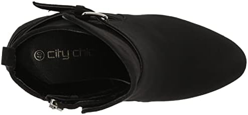 CITY CHIC PLUS SIZE TARA ANKLE BOOT IN BLACK, SIZE 39 | Image 4