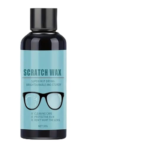Kit de reparación para arañazos de gafas – Kit de reparación de vidrio líquido – Limpiador de gafas, tabletas, faros de coche, cámaras, parrabosas, computadoras, smartphones y