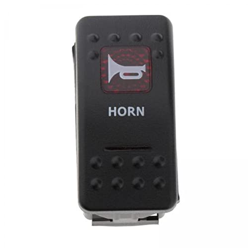 UJEAVETTE 2xHeavy Duty LED Toggle Horn Switch Momentary ON/Off 5Pin Speaker Button-image-44