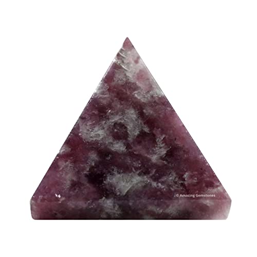 Amazing Gemstone Lepidolite Pyramid...