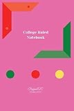 Photo Gallery college ruled notebook pink cover 124 pages 6x9-inches Photo Gallery college ruled notebook pink cover 124 pages 6x9-inches