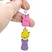 Todu Easter Earrings Personalized Cute Bunny Chick Three-section Hanging Wooden Earrings For Women Easter Holiday Party Jewelry Gift