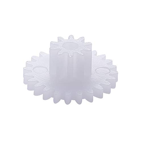 Othmro 20pcs Plastic Gears 24 Teeth Model 24102B Reduction Gear Plastic Worm Gears for RC Car Robot Motor
