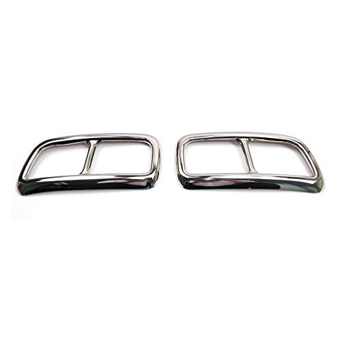 Ping Noise from Exhaust when Cooling Down - 2017-2019 Volvo 2 HIGH FLYING for Volvo XC90 2016-2023 Car Accessories Stainless Steel Chrome Rear Exhausted End Tip Pipe Outlet Decor Trim 2pcs