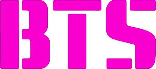 Miniatura 6 de Marco de matrícula personalizado "I Love BTSK-POP, plateado, cromado + calcomanía BTS (mismo color) cromo brillanteajuste universal (negro)