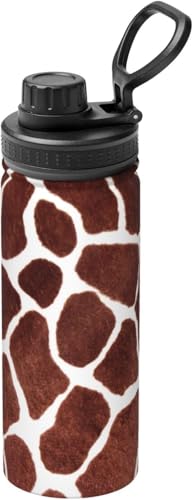 キリン柄 水筒 真空断熱 保温 保冷 スポーツボトル 人気 ステンレスボトル スポーツ飲料対応 漏れない 直飲み530ml 男の子 女の子 おしゃれ 大人 子供 アニメ グッズ キャラクター