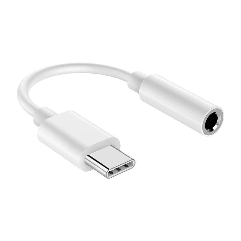 Samsung C Pro Type C to 3.5 mm Audio Jack Connector with DAC Headphone Converter Adapter Compatible with iPhone 15 Pro Max/15 Pro/15 Plus, Galaxy S23/S22/S21/S208 & Other Type C Phones-image-34