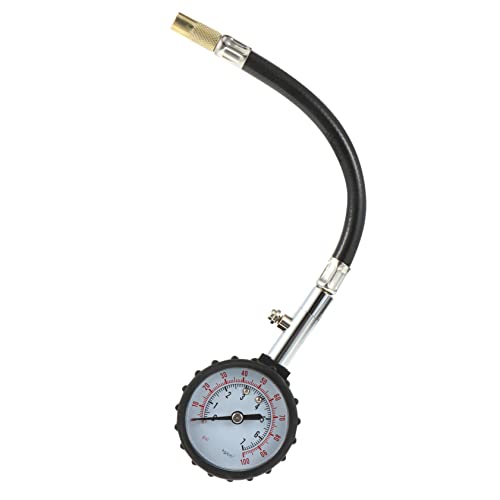 GRIRIW Pressure Gauge High Precision Inflator Compact Durable Automotive Tool for Accurate Tire Pressure Reading for Cars Trucks Rvs and More