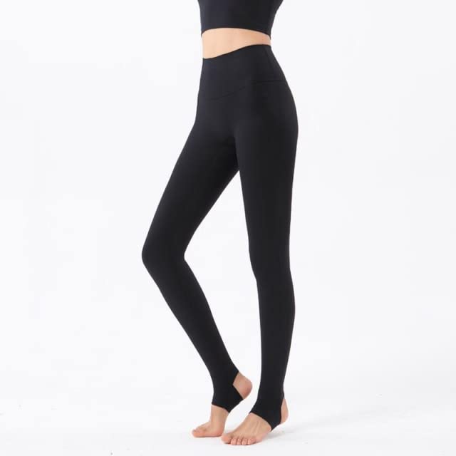 Nuevas Polainas Pantalones De Mujer Gimnasio Fitness Pantalones De Yoga Mallas Deportivas Transpirables Mallas con Estribo para Mujer M Negro