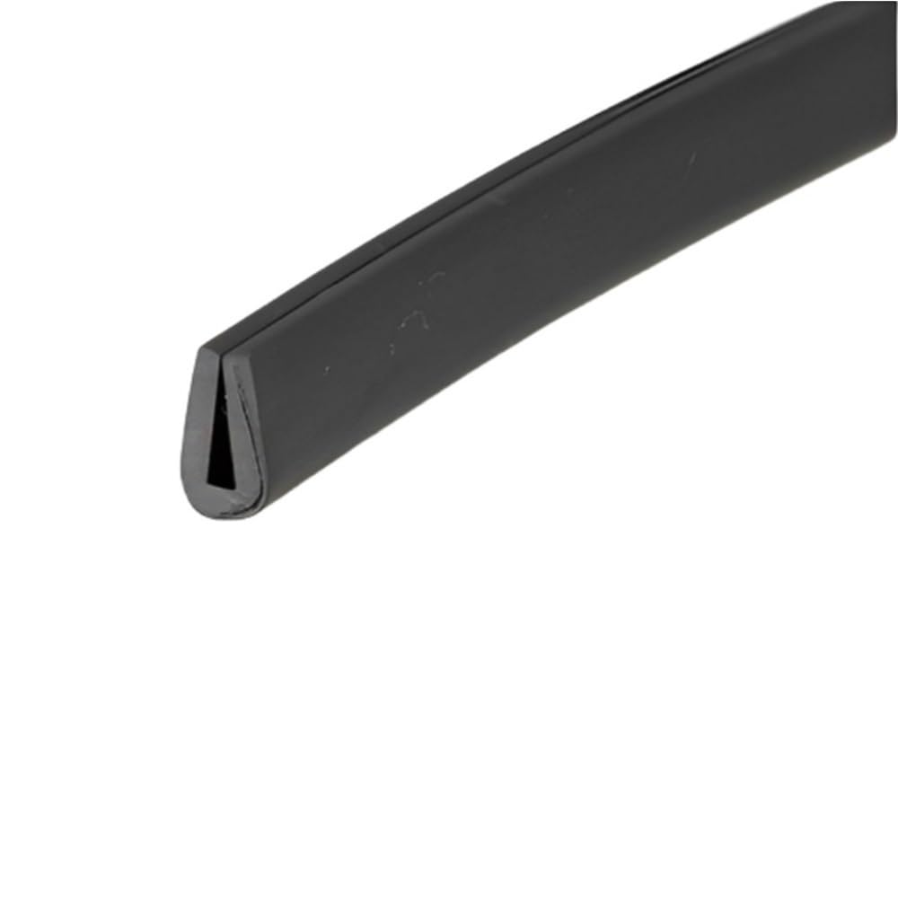 Loacea One Color U-Shaped Seal Strip Rubber Edge Trim Strip Black U Section Edging Sealing, Shield Enclosure Protector 1Pc(7Mm*15Mm*3Mm*5Meters)