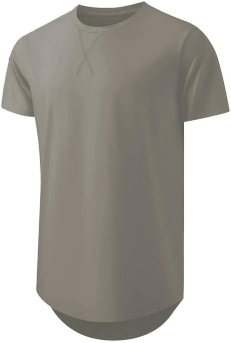 Vista 4 de JMIERR Paquete de 3 camisetas de algodón Hipster Hip Hop de cuello redondo para hombre